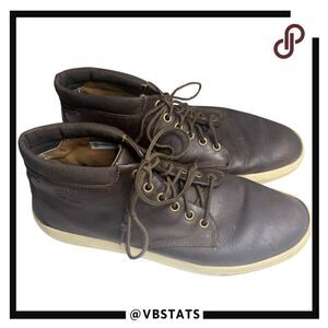 Timberland Men's Ashwood Park Leather Lace-up RebotL Chukka Boots Brown Size 9.5